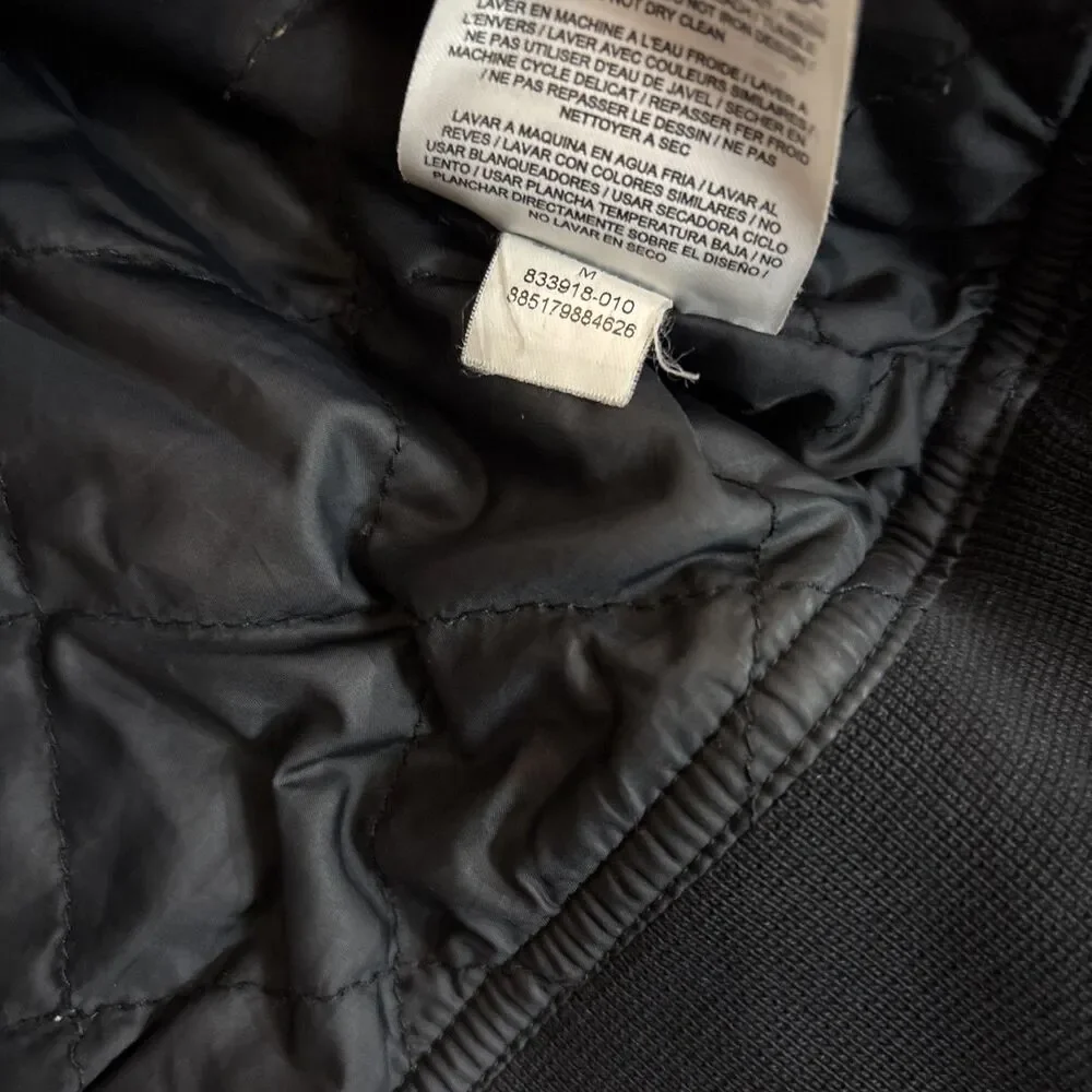 Air Jordan 23 Varsity Jacket Black Basketball Patch Men’s L 833918-010